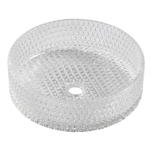 Kulaté skleněné umyvadlo Maragua 39,5 cm