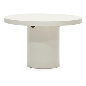 Kulatý betonový zahradní stůl 120 cm Aiguablava