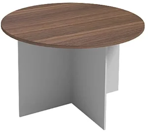 Kulatý jednací stůl Primo Gray 120 cm