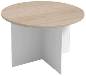 Kulatý jednací stůl Primo White 120 cm
