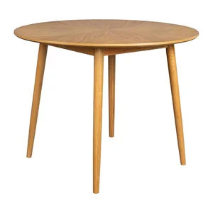 Kulatý jídelní stůl Fabio, dubový dekor Ø120 cm