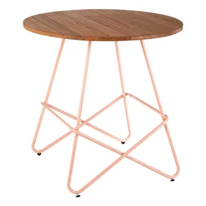 Kulatý jídelní stůl z jilmového dřeva, Ø80 cm – District Premier Housewares