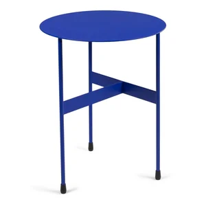 Kulatý kovový odkládací stolek Mira 45 cm
