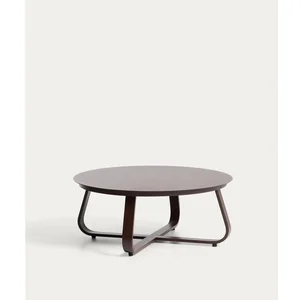 Kulatý kovový zahradní konferenční stolek Tamaris Ø80 cm – Kave Home