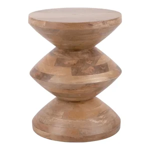 Kulatý mangový stolek Totem 35 cm