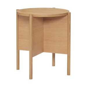 Kulatý odkládací stolek dubový Ø 45 cm Heritage