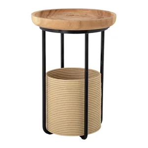 Kulatý odkládací stolek Hitti Bloomingville