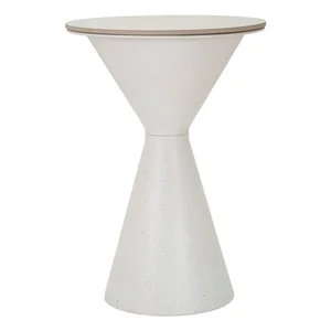 Kulatý odkládací stolek s keramickou deskou 44 cm Fush