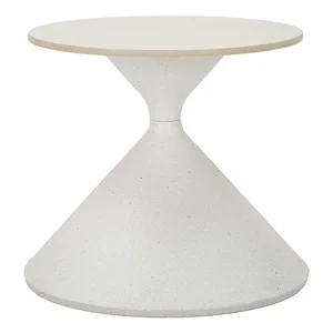 Kulatý odkládací stolek s keramickou deskou 45 cm