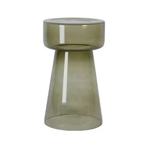 Kulatý skleněný odkládací stolek Dakwa 30 cm