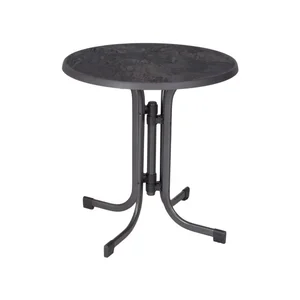 Kulatý zahradní jídelní stůl Pizarra Ø85 cm