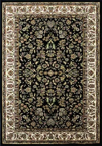 Kusový koberec Anatolia 5378 S, černý, 100 × 200 cm