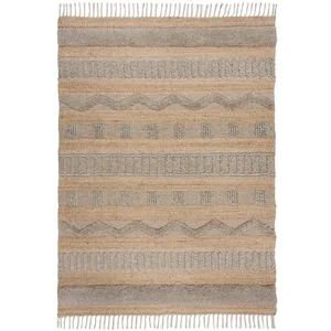 Kusový koberec Flair Rugs Jubilant Medina Juta Natural/Grey 120×170 cm