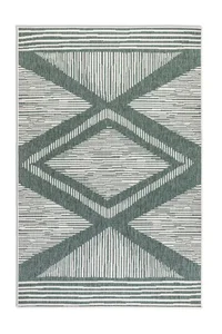 Kusový koberec Gemini 106015 zeleno-bílý 80x150 cm