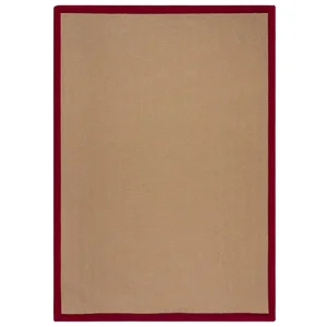 Kusový koberec Kira Red Herringbone Border 200×290 cm