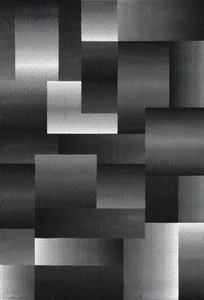 Kusový koberec Miami 6560 šedá/černá 200×290 cm