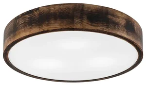 Lamkur OAK SMOKY stropní svítidlo 3xE27, dubové dřevo