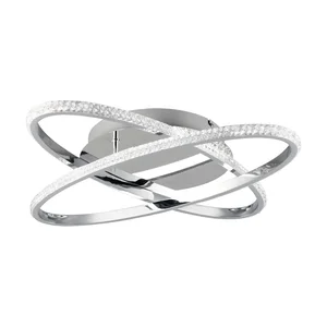 Lane Trio LED stropní svítidlo – stříbrné