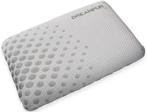 Latexový polštář DREAMPUR Grey Dots 40x60 cm