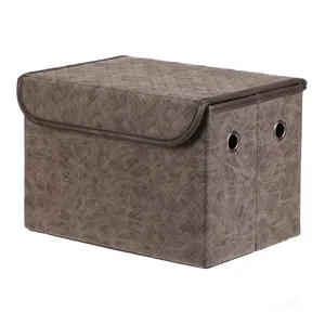 Látkový box s víkem DT3012 GREY-M