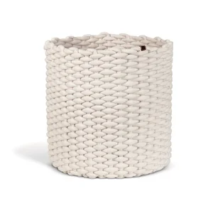 Látkový košík Peach Skin Round XL 40×40 cm Bigso