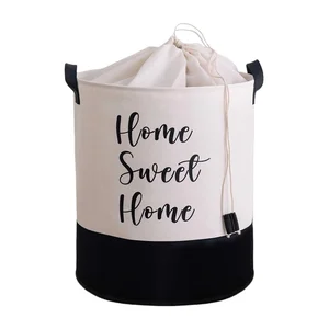 Látkový úložný koš Ø 37 × 40 cm – Mioli Decor