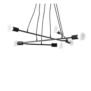 Latomia Černé závěsné svítidlo 80×40 cm