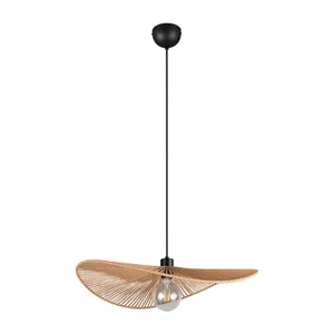 Laurine Trio – matně černé závěsné svítidlo Ø 58 cm