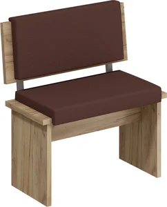 Lavice GURLAN Mini – craft zlatá/hnědá ekokůže