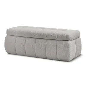 Lavice Mont Blanc z bouclé textilie
