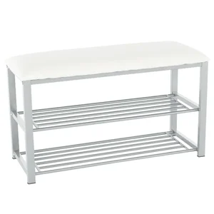 Lavice s botníkem Langella NEW – béžová a šedá