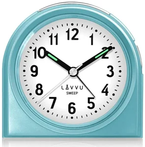LAVVU Modrý plynulý budík SWEEP LAS3021
