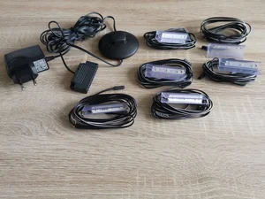 LED osvětlení na skleněné police – 6 ks, studená bílá