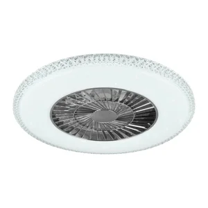 LED stropní svítidlo Harstad s ventilátorem
