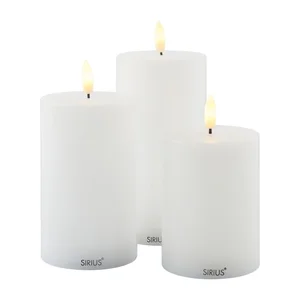 LED svíčky 3 ks (15 cm) Sille Rechargeable Sirius