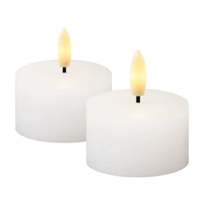 LED svíčky Sille Sirius Rechargeable – sada 2 ks, výška 3 cm