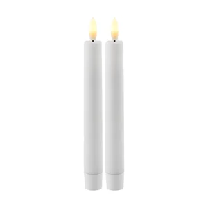 LED svíčky Sille Tall Rechargeable, sada 2 ks (20 cm) – Sirius