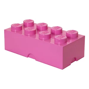 LEGO® úložný box tmavě růžové barvy