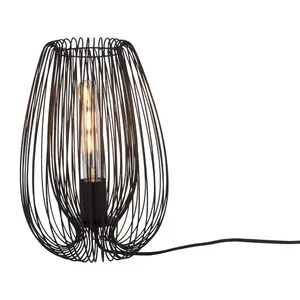 Leitmotiv Lucid – černá stolní lampa