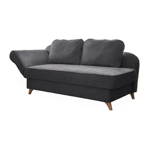 Lenoška Chic Charlotte s levým rohem – šedý manšestr, Miuform