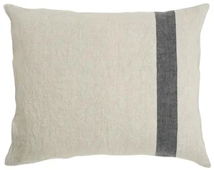 Lenový povlak na polštář Usva 50×60 cm šedý