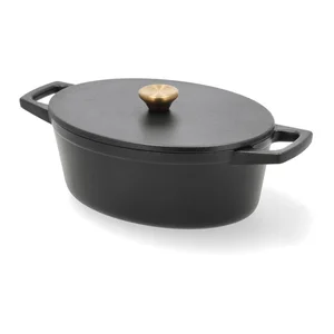 Litinový hrnec s pokličkou 3,8 l Holm na indukci