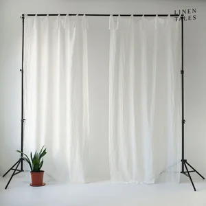 Lněná záclona White 130x200 cm