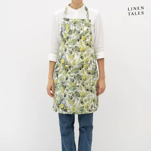 Lněná zástěra Lotus