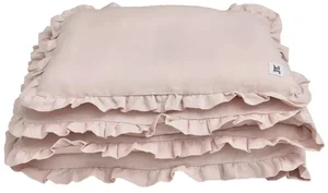 Lněné povlečení do postýlky Dusty Pink M