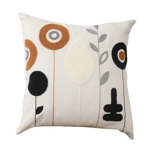 Lněný polštář Sunflower 43×43 cm – Mioli Decor