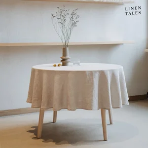 Lněný ubrus Ø 180 cm