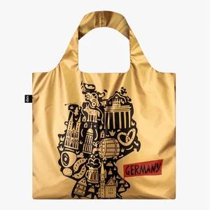LOQI Nákupní taška Travel Collection Germany - Metalická zlatá