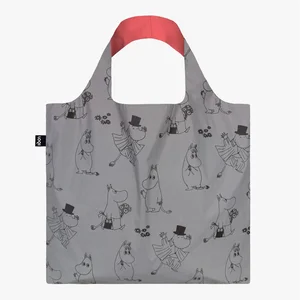 LOQI Reflexní MOOMIN Family nákupní taška