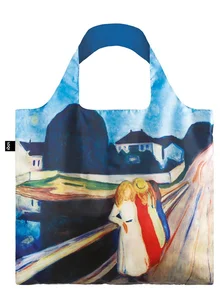 LOQI Skládací taška Čtyři dívky na mostě – Edvard Munch